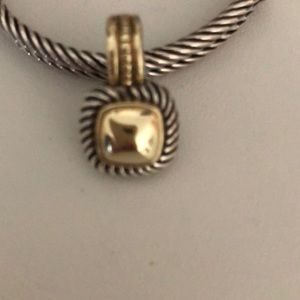 Authentic David Yurman Gold and Silver pendant.